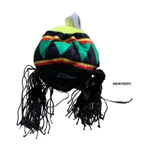 Pet Supplies Plus Rasta Dreadlocks Hat Dog Color Multi Size L/XL